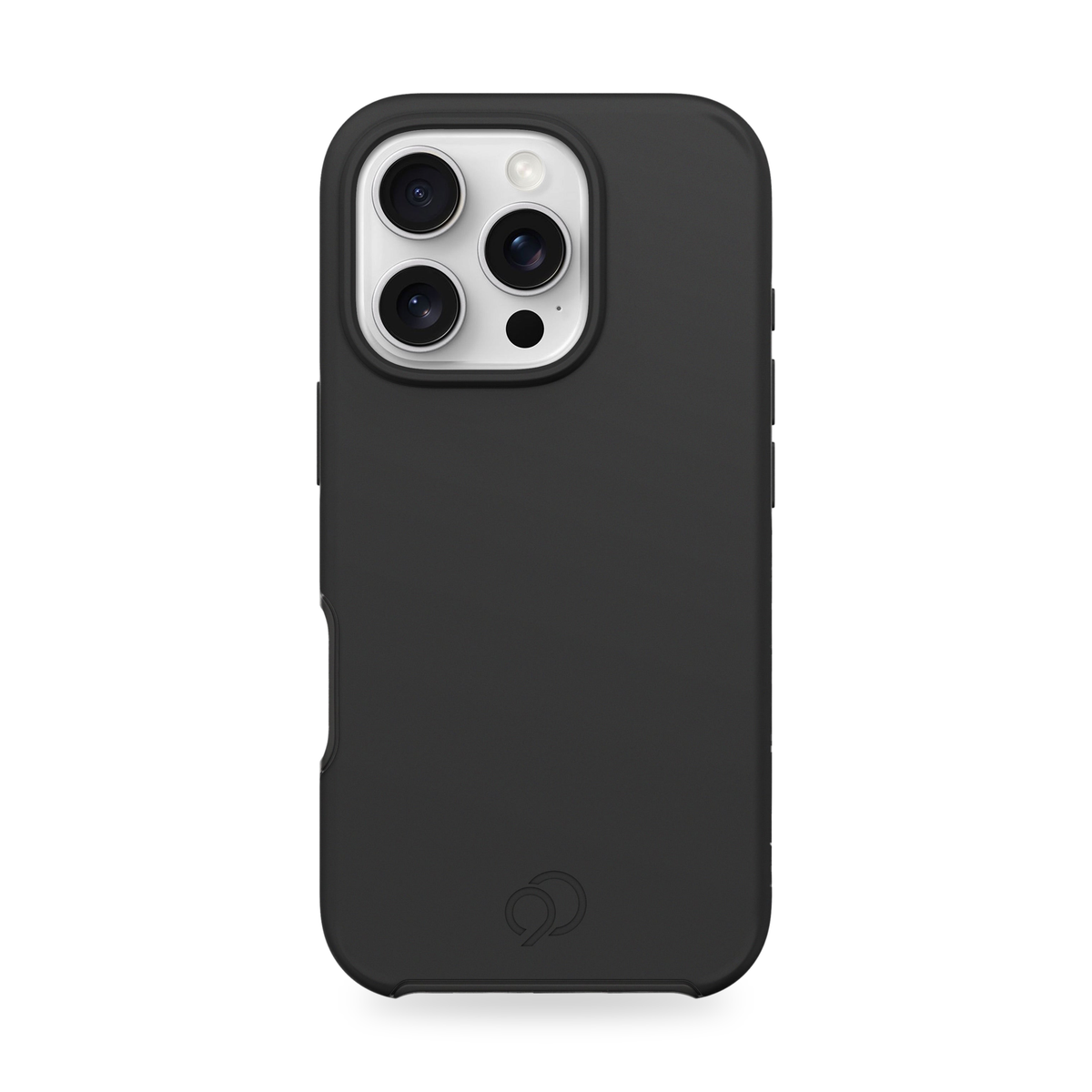 Nimbus9 Cirrus 3 MagSafe case in black for iPhone 16 Pro, back view